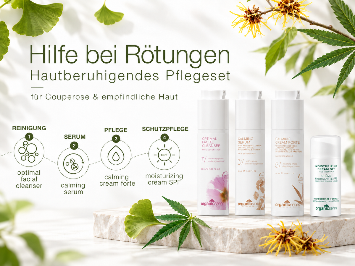 Organic Anti-Redness - Calming Pflegeset für gerötete Haut