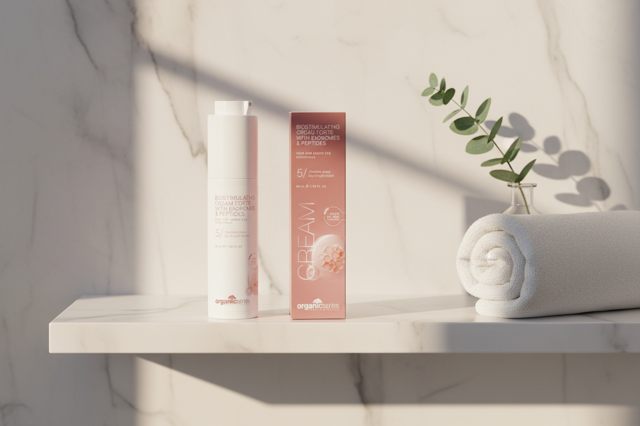 Biostimulating Cream Forte - Produktfoto mit Verpackung