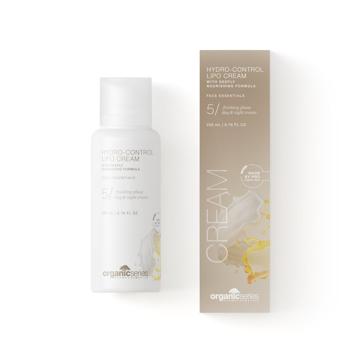 Hydro-Control Lipo Cream 200 ml mit Verpackung – OrganicSeries