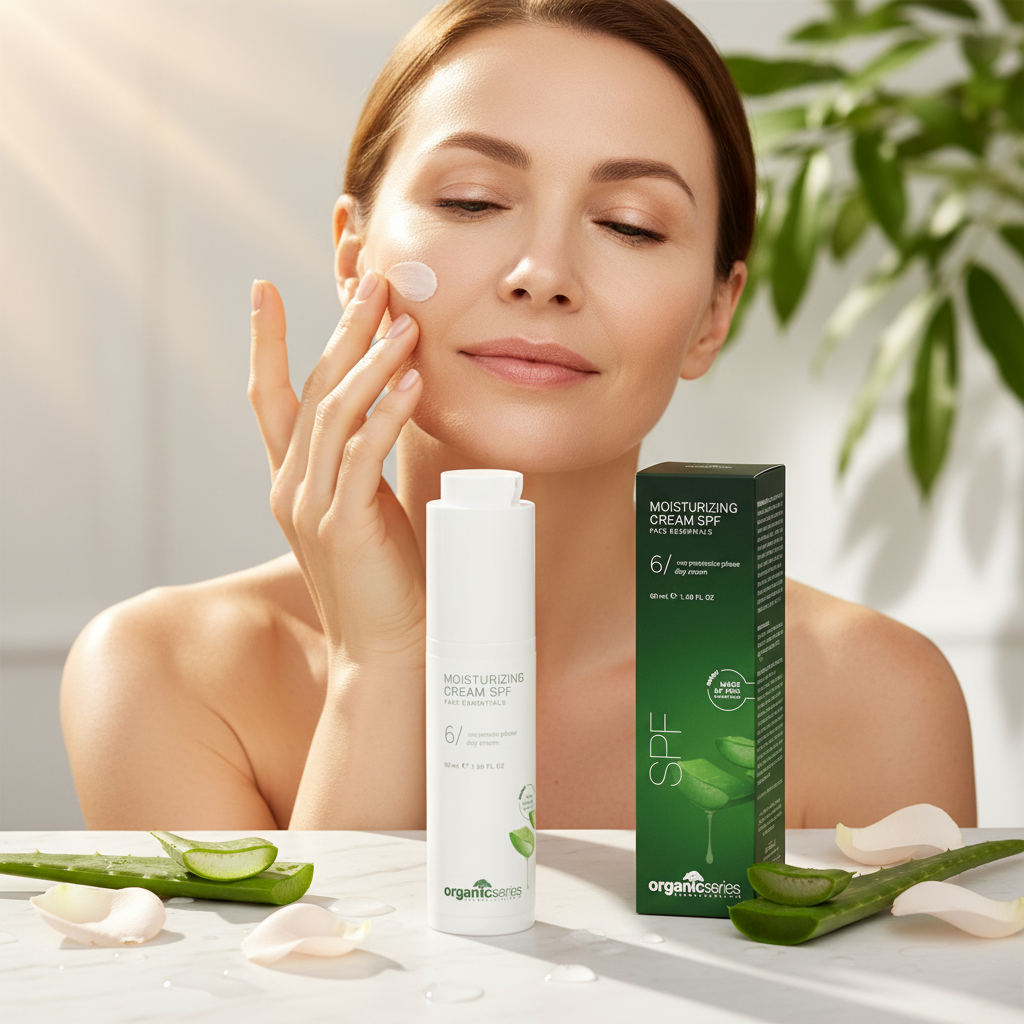 Moisturizing Cream SPF - Mature Beauty Photography